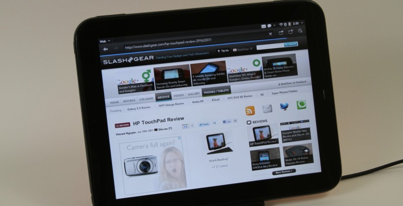 HP TouchPad webOS 3.0.2 hits tablet OTA