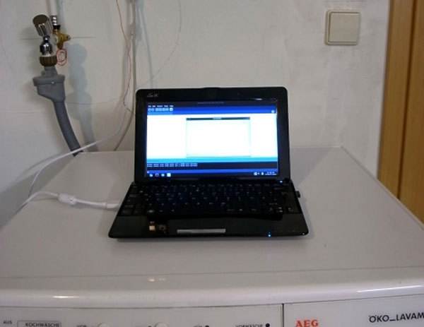 Lan Connected Washing Machine Sends Network Notification Lan Connected Washing Machine Sends Network Notification