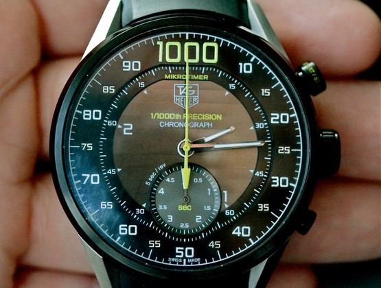 tag heuer watch running fast
