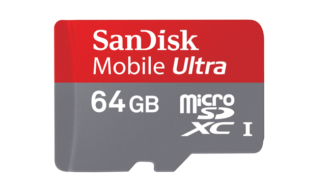 SanDisk releases 64GB class 6 MicroSD card - SlashGear