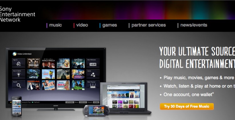 sen sony entertainment network
