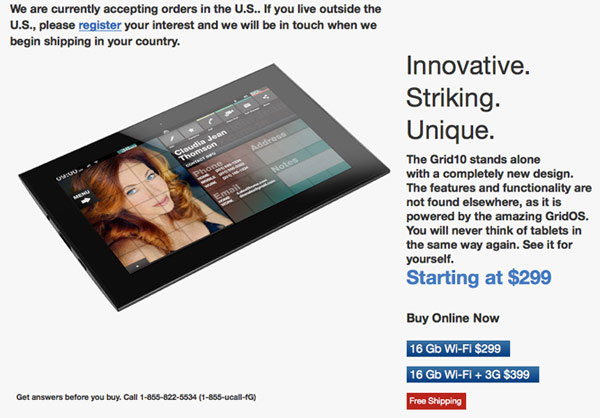 Fusion Garage Grid 10 tablets get $200 price cut