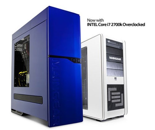 Maingear is now offering PCs with Intel Core i7 2700K CPU