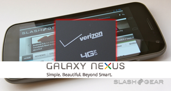 Galaxy Nexus confirmed for Verizon 4G LTE