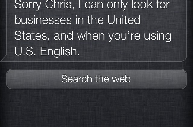 iPhone 4S Siri international maps and local info due 2012