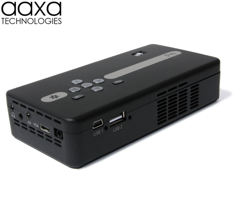 pico projector p4 battery aaxa brightest worlds minutes slashgear