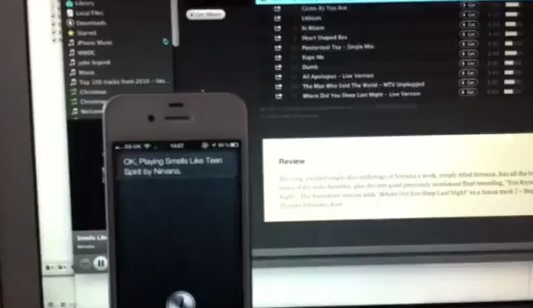 Siri controls Spotify in new iPhone 4S mod - SlashGear