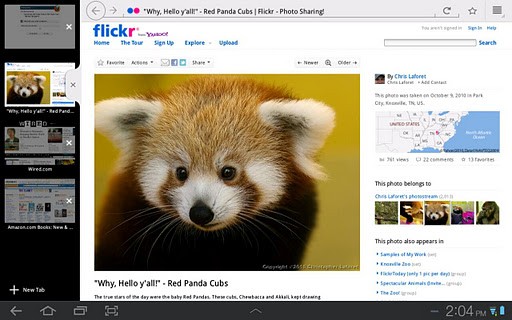 Firefox 9 support for Android arrives on tablets