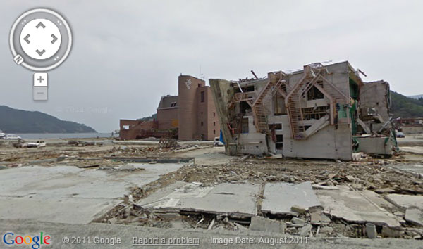 Google launches Street View of Japanese tsunami devastation