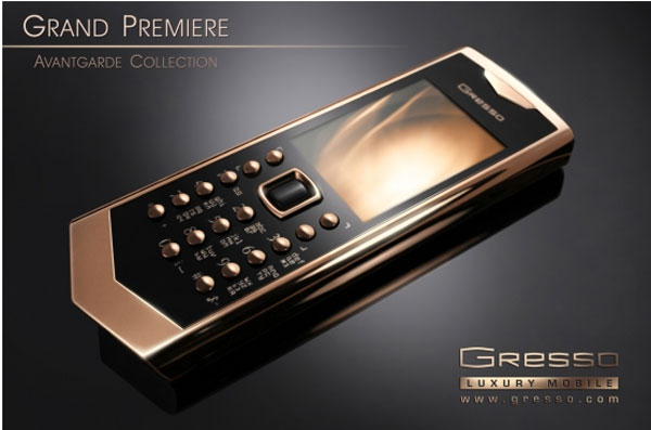 Gresso Avantgarde Grand Premiere mobile phone is $50K!