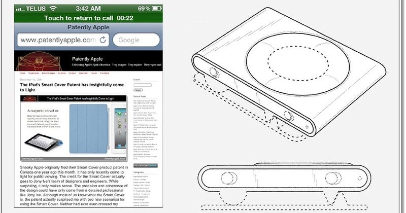 Apple Patents won for iPhone application switching in-call, iPod Shuffle