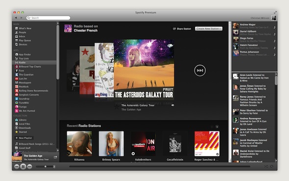 Spotify Radio relaunched with unlimited play