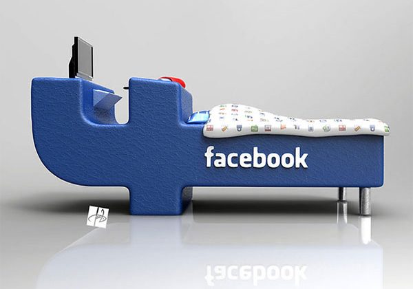 Facebook bed pokes you by your pillow