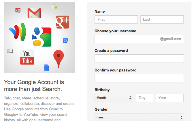 Google Pushing Google And Gmail On New Sign Ups Slashgear Google Pushing Google And Gmail On New Sign Ups Slashgear