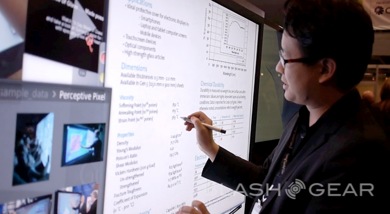Corning shows off 82″ multi-touch display with Gorilla Glass 2