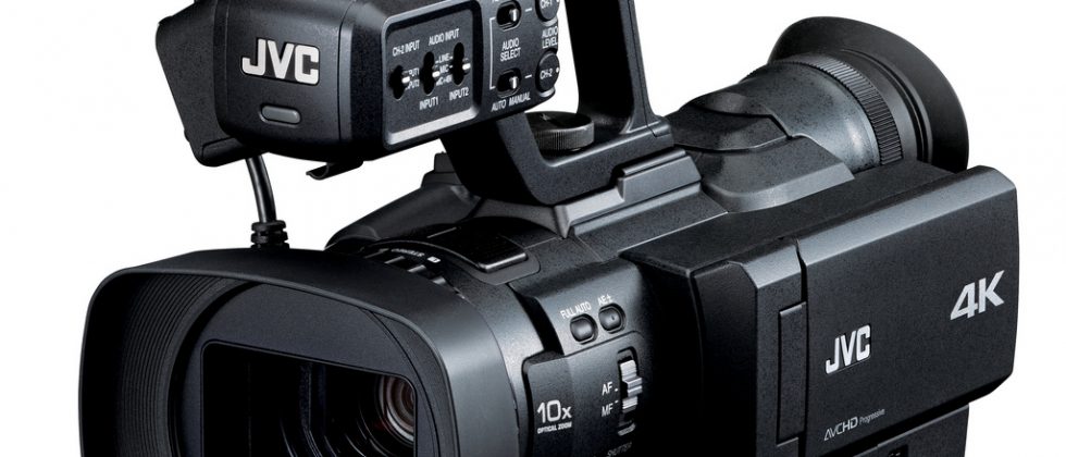 JVC GY-HMQ10 world’s first 4k handheld camcorder due March