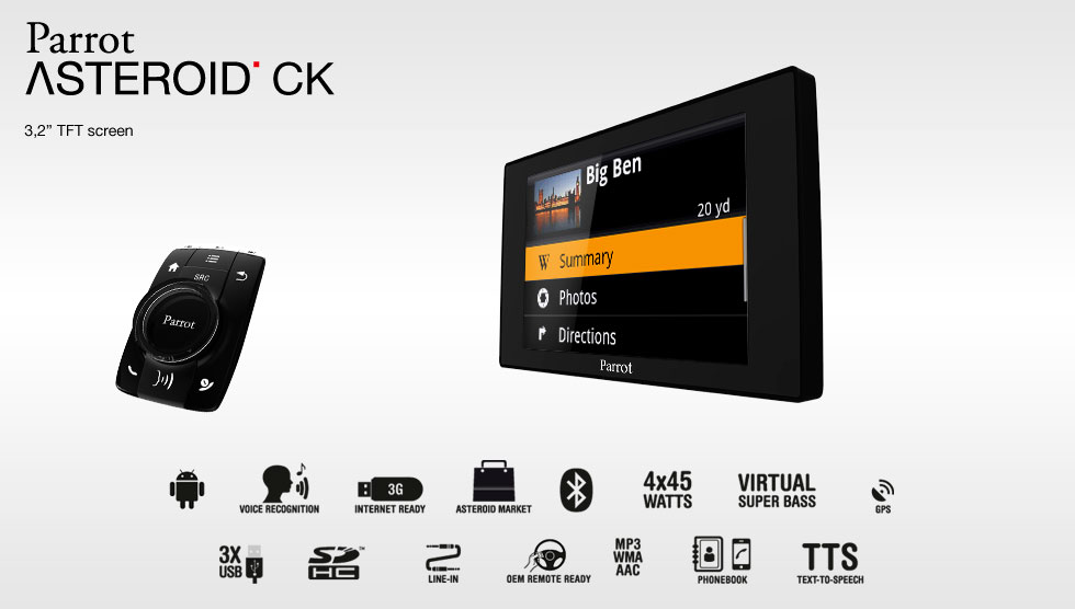 Parrot In-Car Entertainment Equipment for sale | eBay - Parrot Entertainment Systems