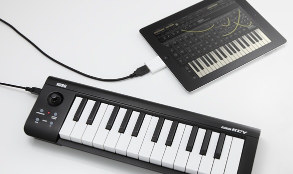 KORG microKEY MIDI keyboard lets you jam on an iPad