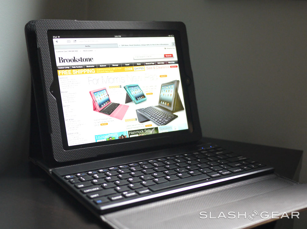 Brookstone Bluetooth Keyboard Pro For iPad Review