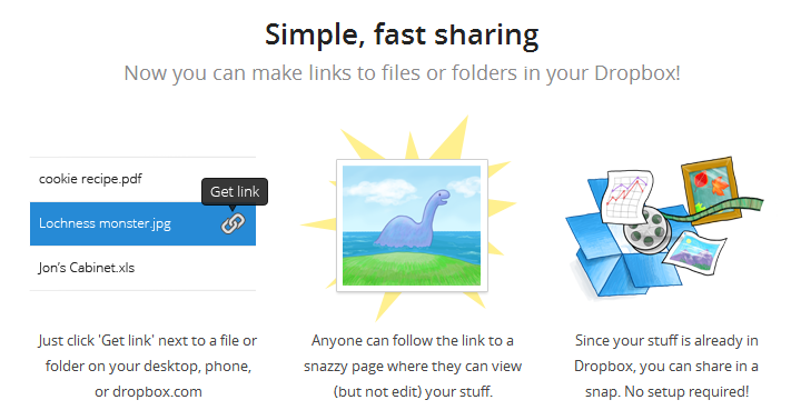 sending a dropbox link sending a dropbox link