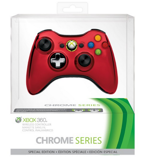 Microsoft Chrome Series Xbox 360 Controllers Wow For 54 99 Each Slashgear