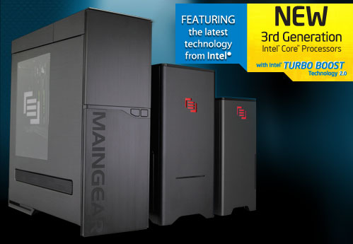 Maingear customizable Ivy Bridge towers revealed