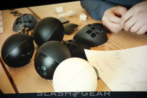 Nexus Q demonstrated with cloud music and movies