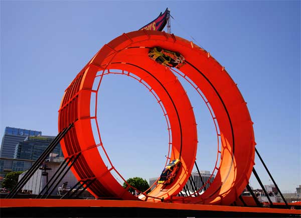 double loop hot wheels track