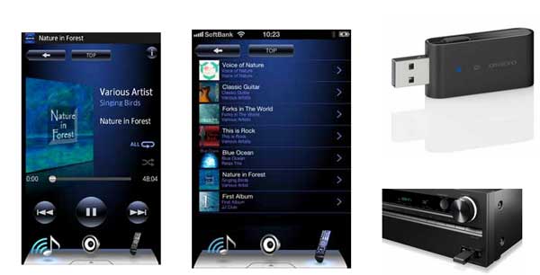 Onkyo adds streaming capability via app and Bluetooth adapter