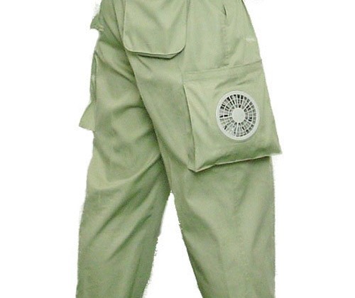 Kuchofuku unveils air-conditioned pants with built-in fans