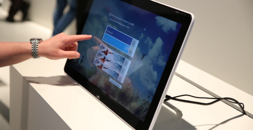Sony Tap 20 oversized home tablet hands-on