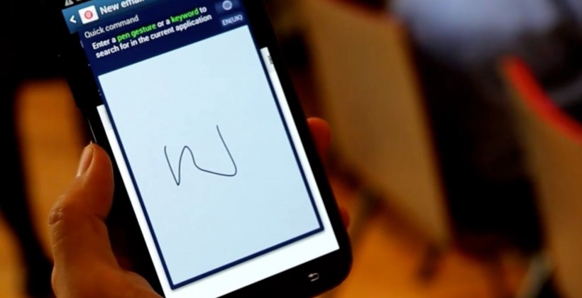 Galaxy Note II: Air View and Quick Command demo