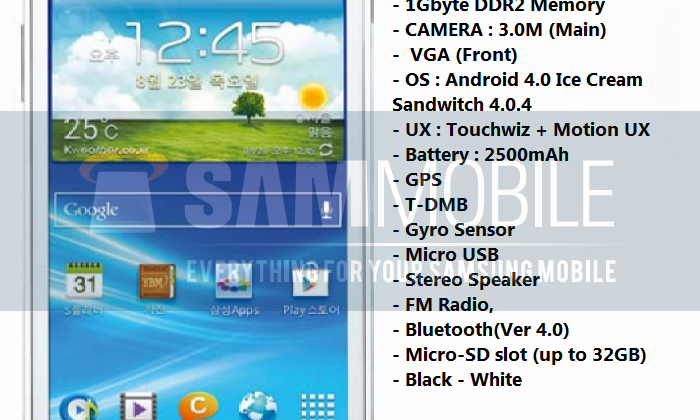 Samsung Galaxy Player 5.8 photo and specs leak