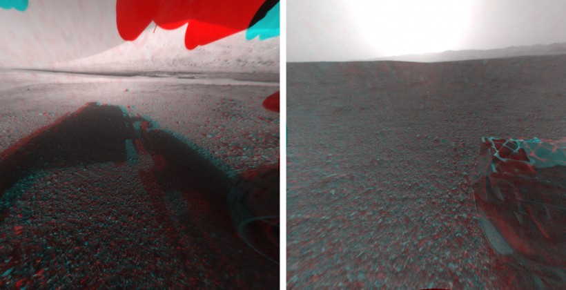 NASA’s Curiosity beams back 3D photos of Mars