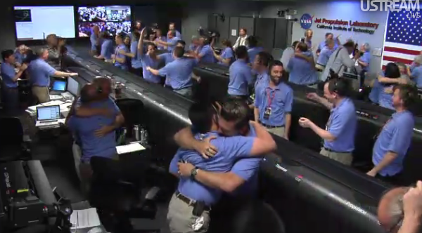NASA Mars Rover Curiosity makes a perfect landing