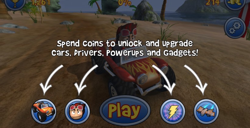 Vector Unit brings Beach Buggy Blitz to TegraZone and hands-on