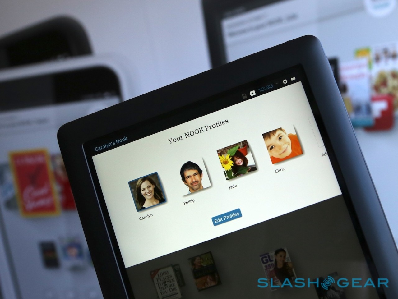 create outlook email for nook hd+ tablet