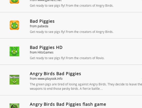 Fake Bad Piggies app infested 82,000 Google Chrome users with adware