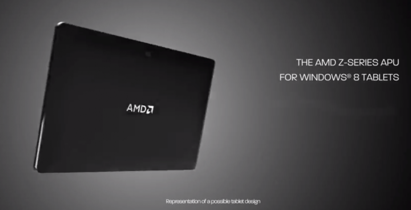 AMD Z-60 APU for skinny Windows 8 tablets revealed