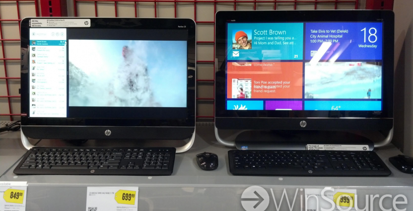 Windows 8 HP PCs pop up at Best Buy stores