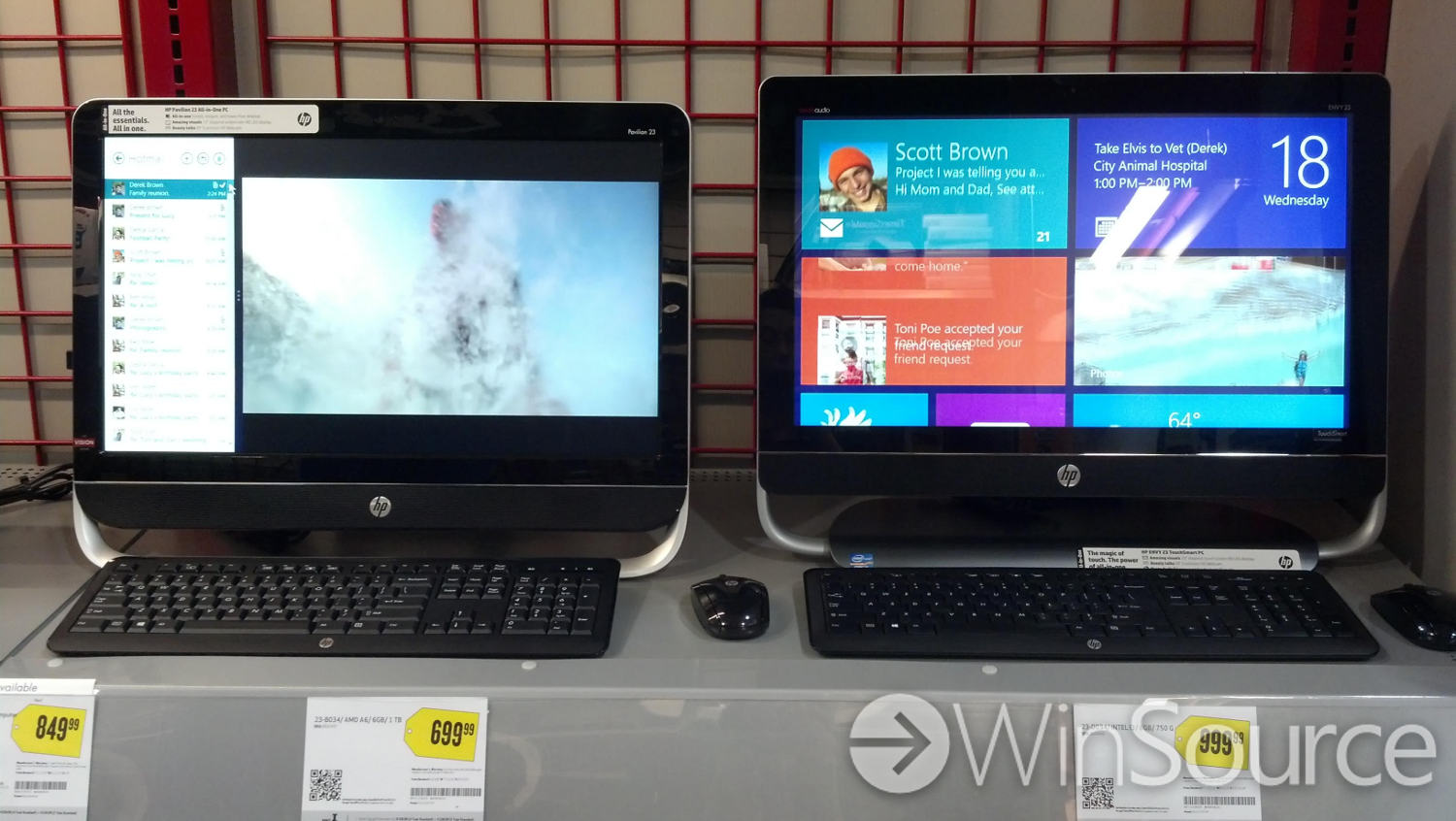 Windows 8 Hp Pcs Pop Up At Best Buy Stores Slashgear