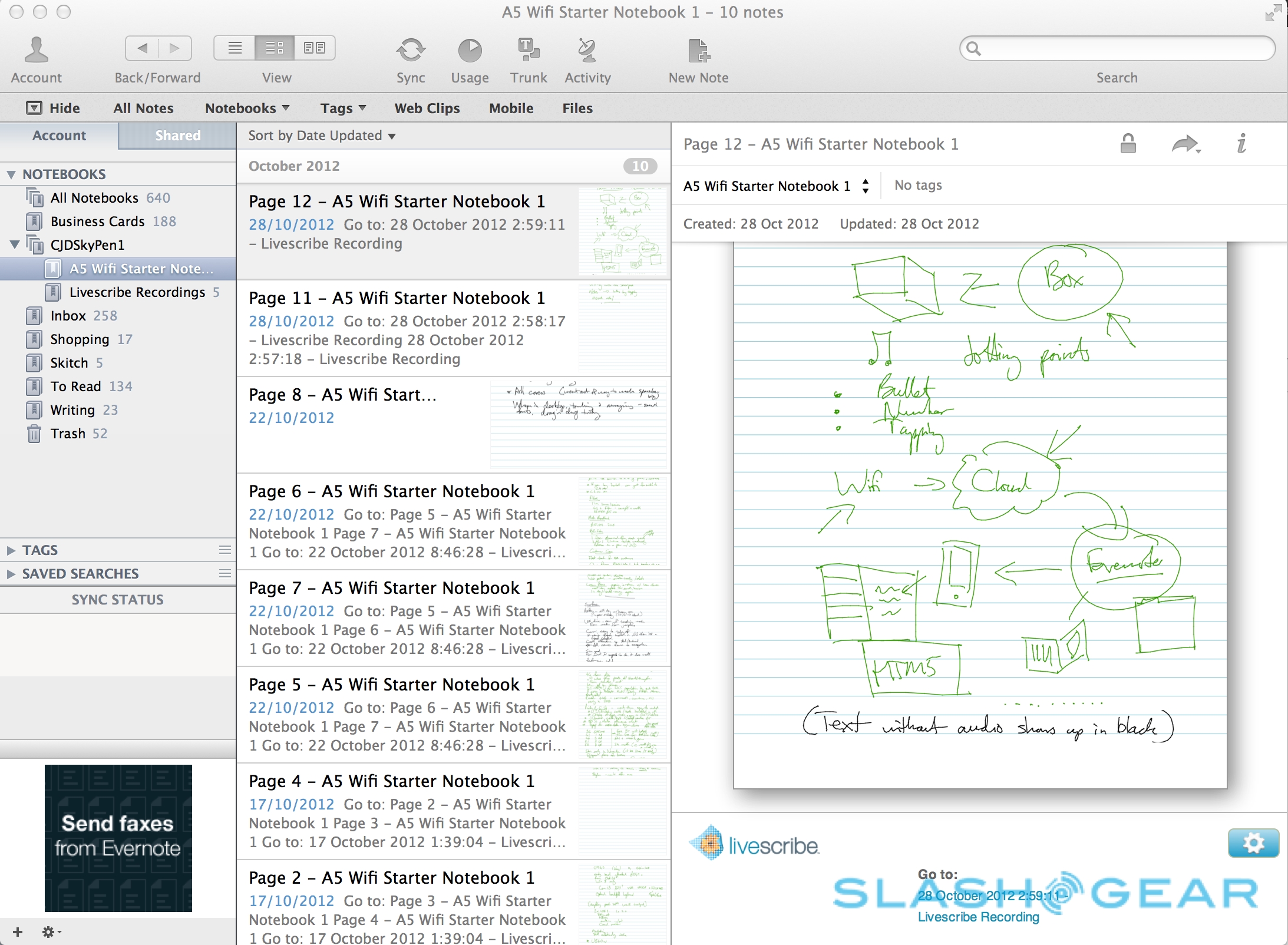 soundnote evernote and livescribe are types of what soundnote evernote and livescribe are types of what