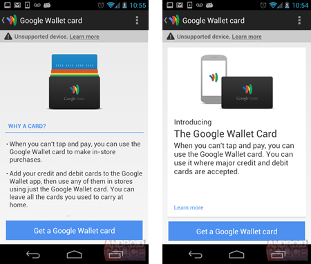 Google Wallet leak shows off new physical credit cards