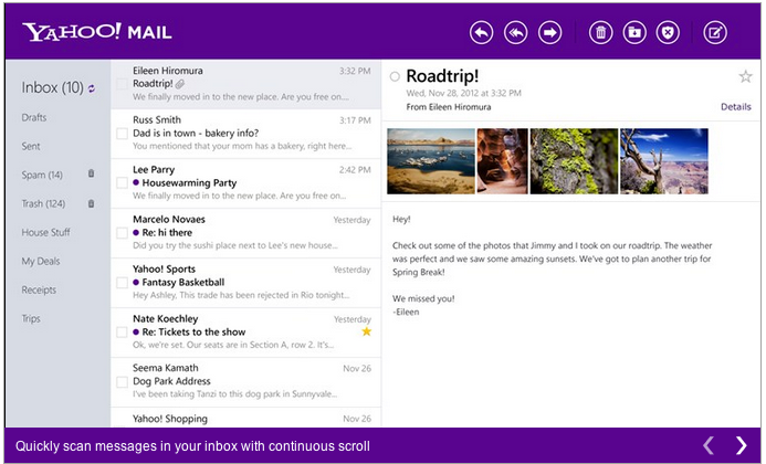 Yahoo launches new email web client, also coming to iOS, Android, and Windows 8