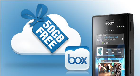 Xperia extends its partnership with Box into 2013