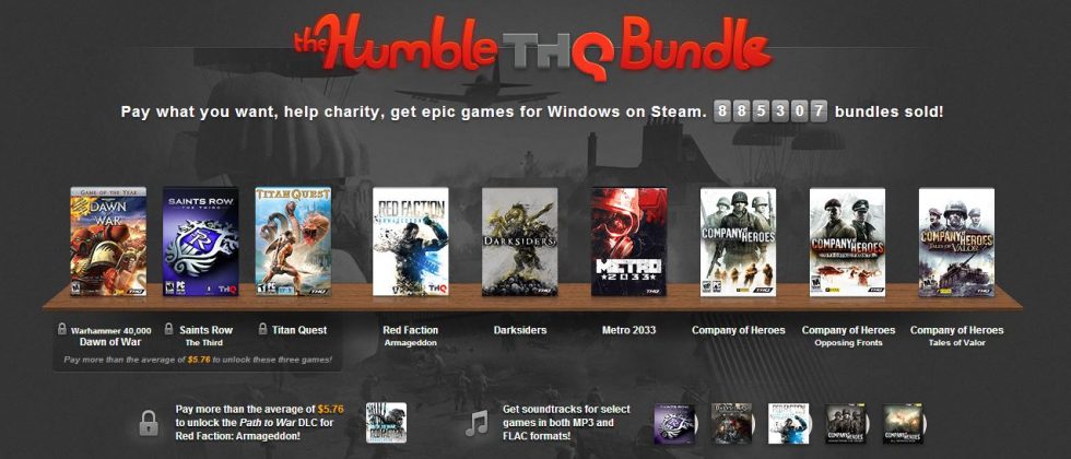 Humble THQ Bundle closes with more than $5 million raised