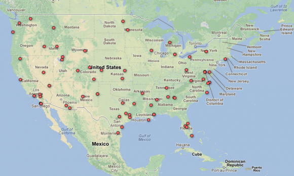 Us Air Force Base Locations Map