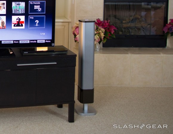 brookstone speaker tower