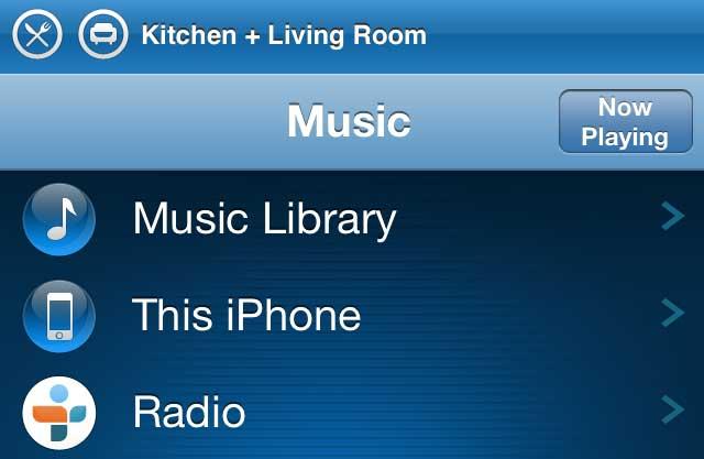 on this iphone sonos