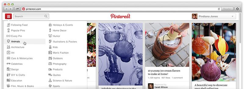 Pinterest shows off new site design, invites users to test it out